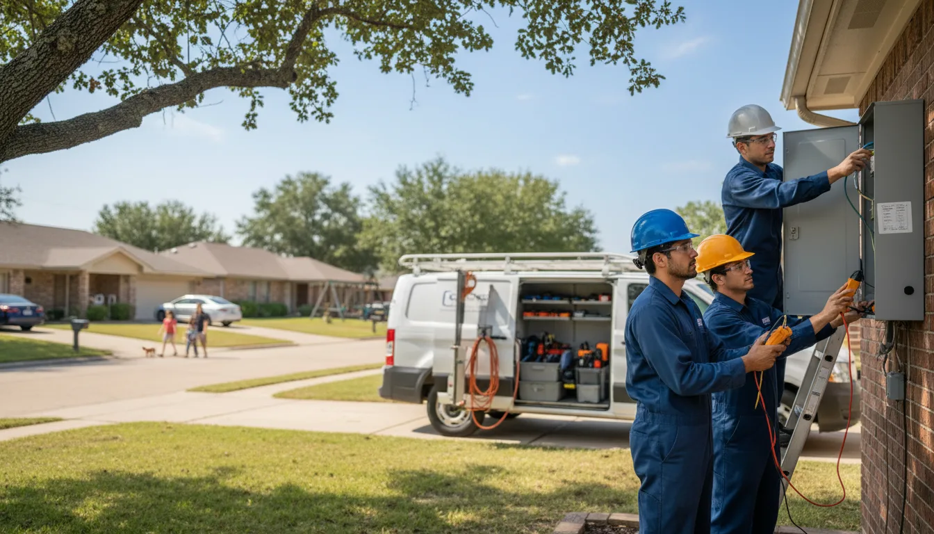Certified electrician providing emergency electrical services in Estherville, IA
